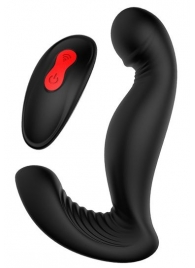 Черный вибромассажер простаты SWIRLING P-PLEASER - Dream Toys - в Первоуральске купить с доставкой