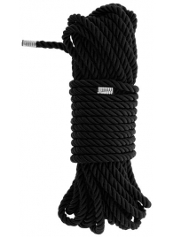 Черная веревка для бондажа BONDAGE ROPE - 10 м. - Dream Toys - купить с доставкой в Первоуральске