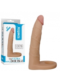 Телесная насадка-фаллоимитатор для двойного проникновения - 17 см. - Lovetoy - купить с доставкой в Первоуральске