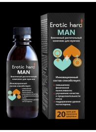 Мужской биогенный концентрат для усиления эрекции Erotic hard Man - 250 мл. - Erotic Hard - купить с доставкой в Первоуральске