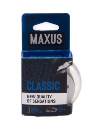 Классические презервативы в пластиковом кейсе MAXUS Classic - 3 шт. - Maxus - купить с доставкой в Первоуральске