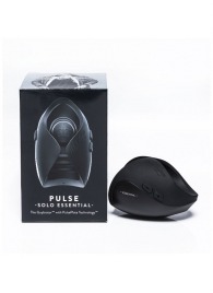 Черный инновационный мужской вибратор PULSE SOLO ESSENTIAL - Hot Octopuss - в Первоуральске купить с доставкой