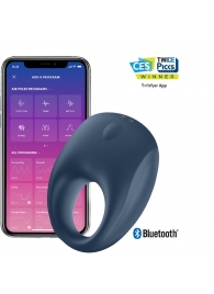 Эрекционное кольцо Satisfyer Strong One с возможностью управления через приложение - Satisfyer - в Первоуральске купить с доставкой