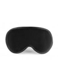 Черная сплошная маска на резиночке - БДСМ Арсенал - купить с доставкой в Первоуральске