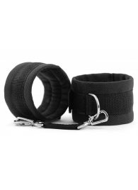 Черные наручники My rules на сцепке - БДСМ Арсенал - купить с доставкой в Первоуральске