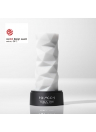 Белый 3D мастурбатор POLYGON - Tenga - в Первоуральске купить с доставкой