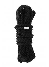 Черная веревка для шибари DELUXE BONDAGE ROPE - 5 м. - Dream Toys - купить с доставкой в Первоуральске