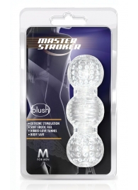 Прозрачный фигурный мастурбатор Master Stroker - Blush Novelties - в Первоуральске купить с доставкой