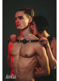 Черный кляп Love Addict на замочке - Lola Games - купить с доставкой в Первоуральске