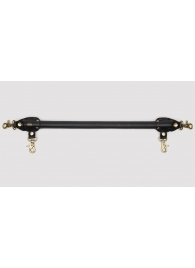 Черная распорка для ног Bound to You Faux Leather Spreader Bar - 50,8 см. - Fifty Shades of Grey - купить с доставкой в Первоуральске