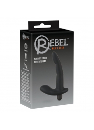 Черный вибромассажер простаты Naughty Finger Prostate Vibe - 13,8 см. - Orion - в Первоуральске купить с доставкой