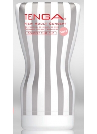 Мастурбатор TENGA Squeeze Tube Cup Soft - Tenga - в Первоуральске купить с доставкой