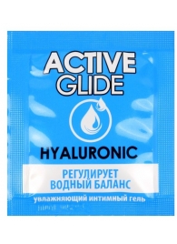 Лубрикант на водной основе Active Glide с гиалуроновой кислотой - 3 гр. - Биоритм - купить с доставкой в Первоуральске