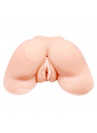 Телесная вибровагина Julie с 2 рабочими отверстиями - Baile - в Первоуральске купить с доставкой