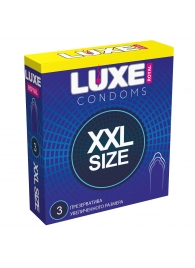 Презервативы увеличенного размера LUXE Royal XXL Size - 3 шт. - Luxe - купить с доставкой в Первоуральске