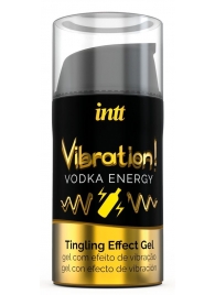 Жидкий интимный гель с эффектом вибрации Vibration! Vodka Energy - 15 мл. - INTT - купить с доставкой в Первоуральске