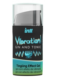 Жидкий интимный гель с эффектом вибрации Vibration! Gin   Tonic - 15 мл. - INTT - купить с доставкой в Первоуральске