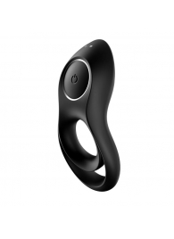 Черное эрекционное виброкольцо Legendary Duo - Satisfyer - в Первоуральске купить с доставкой