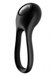 Черное эрекционное виброкольцо Majestic Duo - Satisfyer - в Первоуральске купить с доставкой