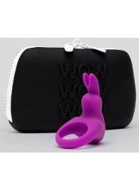 Фиолетовое эрекционное виброкольцо Happy Rabbit Cock Ring Kit - Happy Rabbit - в Первоуральске купить с доставкой