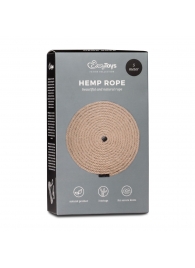 Пеньковая веревка для связывания Hemp Rope - 5 м. - Easy toys - купить с доставкой в Первоуральске