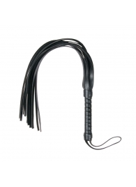 Черный флоггер Flogger Whip - 46 см. - Easy toys - купить с доставкой в Первоуральске