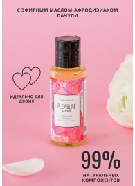 Массажное масло Pleasure Lab Delicate с ароматом пиона и пачули - 50 мл. - Pleasure Lab - купить с доставкой в Первоуральске