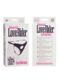 Трусы для страпона с универсальным креплением Universal Love Rider Luxe Harness - California Exotic Novelties - купить с доставкой в Первоуральске