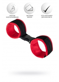 Красно-черные велюровые оковы Anonymo - ToyFa - купить с доставкой в Первоуральске