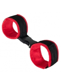 Красно-черные велюровые оковы Anonymo - ToyFa - купить с доставкой в Первоуральске