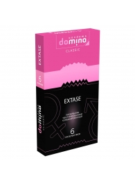 Презервативы с точками и рёбрышками DOMINO Classic Extase - 6 шт. - Domino - купить с доставкой в Первоуральске