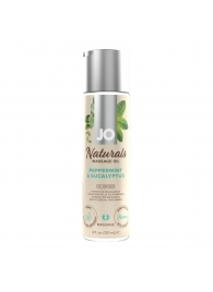 Массажное масло с ароматом перечной мяты и эвкалипта JO Naturals Peppermint   Eucalyptus - 120 мл. - System JO - купить с доставкой в Первоуральске