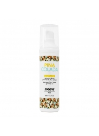 Разогревающее массажное масло с ароматом пина колада Gourmet Pina Colada - 50 мл. - Exsens - купить с доставкой в Первоуральске