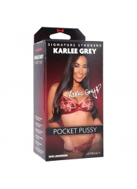 Мастурбатор-вагина Karlee Grey ULTRASKYN Pocket Pussy - Doc Johnson - в Первоуральске купить с доставкой