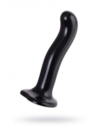 Черный стимулятор для пар P G-Spot Dildo Size M - 18 см. - Strap-on-me - в Первоуральске купить с доставкой