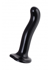 Черный стимулятор для пар P G-Spot Dildo Size M - 18 см. - Strap-on-me - в Первоуральске купить с доставкой