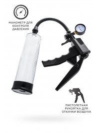 Прозрачная механическая помпа для пениса Viggo - Sexus - в Первоуральске купить с доставкой