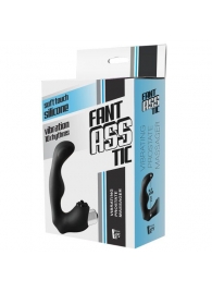 Черный вибромассажер простаты FantASStic Vibrating Prostate Massager - 11,3 см. - Dream Toys - в Первоуральске купить с доставкой