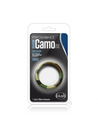 Эрекционное кольцо камуфляжной расцветки Silicone Camo Cock Ring - Blush Novelties - в Первоуральске купить с доставкой