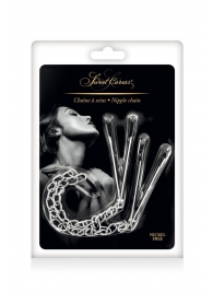 Регулируемые зажимы для сосков Sweet Caress Nipple Chain - Sweet Caress - купить с доставкой в Первоуральске