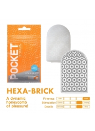 Карманный мастурбатор HEXA-BRICK - Tenga - в Первоуральске купить с доставкой