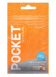 Карманный мастурбатор HEXA-BRICK - Tenga - в Первоуральске купить с доставкой