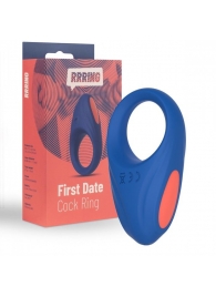 Синее эрекционное кольцо RRRING First Date Cock Ring - FeelzToys - в Первоуральске купить с доставкой