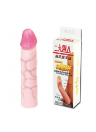 Удлиняющая насадка на пенис Deep Love - 21,5 см. - Baile - в Первоуральске купить с доставкой