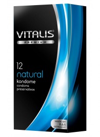 Классические презервативы VITALIS PREMIUM natural - 12 шт. - Vitalis - купить с доставкой в Первоуральске