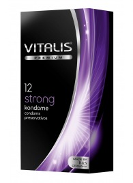 Презервативы с утолщённой стенкой VITALIS PREMIUM strong - 12 шт. - Vitalis - купить с доставкой в Первоуральске