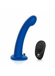 Синяя насадка Remote Control P-Spot G-Spot с черными трусиками - 20 см. - Pegasus - купить с доставкой в Первоуральске