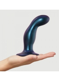 Темно-синяя насадка Strap-On-Me Dildo Plug Snaky size M - Strap-on-me - купить с доставкой в Первоуральске