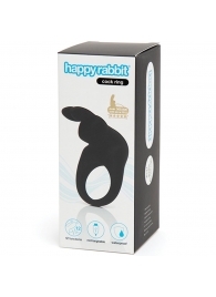 Черное эрекционное виброкольцо Happy Rabbit Rechargeable Rabbit Cock Ring - Happy Rabbit - в Первоуральске купить с доставкой