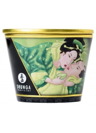 Массажная свеча Exotic Green Tea с ароматом зелёного чая - 170 мл. - Shunga - купить с доставкой в Первоуральске